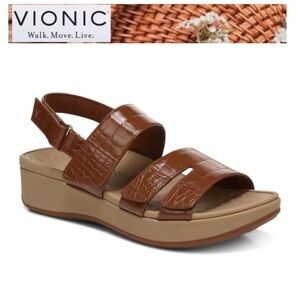 VIONIC Roma Wedge Slingback Sandal Size 9 / 41